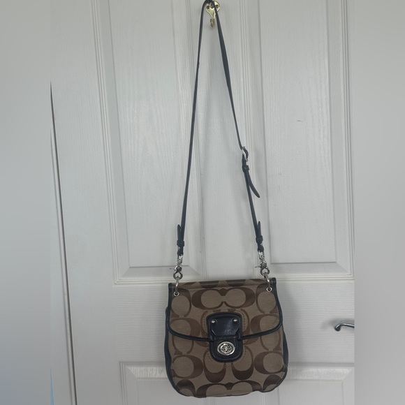 COACH WILLIS LEGACY 70th ANNIVERSARY SIGNATURE CROSSBODY #19034, VGUC - Picture 5 of 16